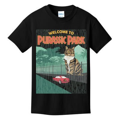 Welcome To Purassic Park Kids T-Shirt