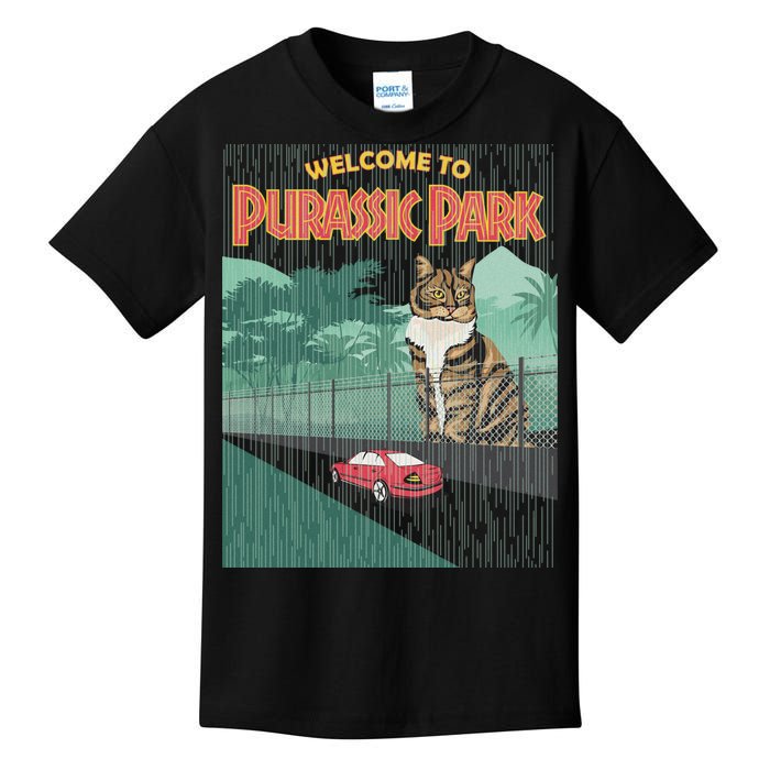 Welcome To Purassic Park Kids T-Shirt