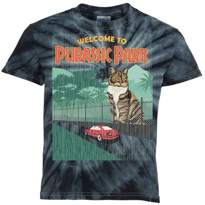 Welcome To Purassic Park Kids Tie-Dye T-Shirt