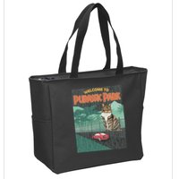Welcome To Purassic Park Zip Tote Bag
