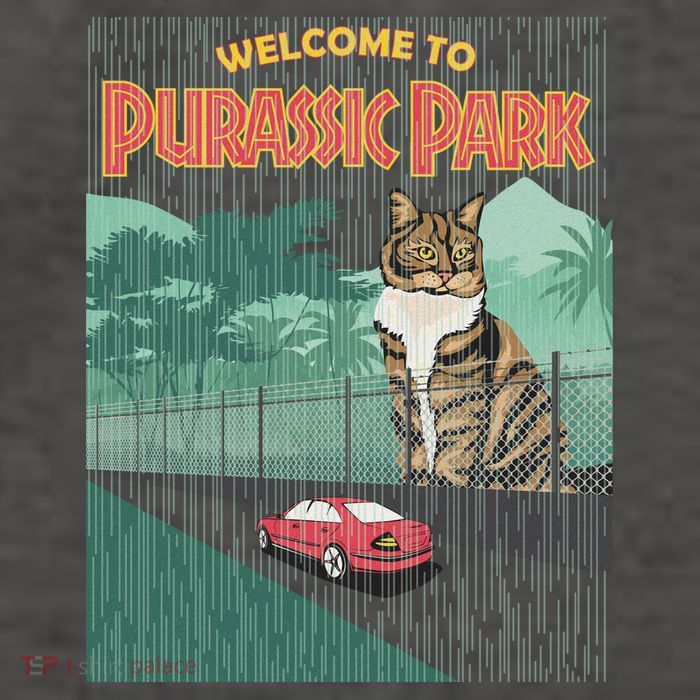 Welcome To Purassic Park Vector Backpack