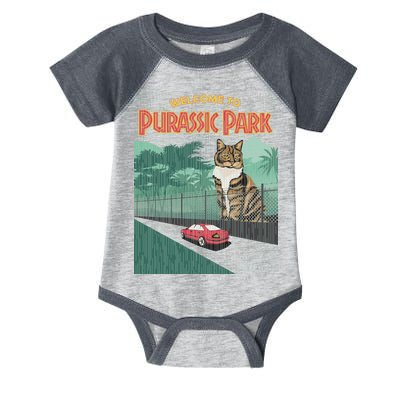 Welcome To Purassic Park Infant Baby Jersey Bodysuit