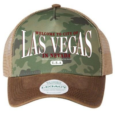 Welcome to the city of Las Vegas in Nevada Legacy Tie Dye Trucker Hat