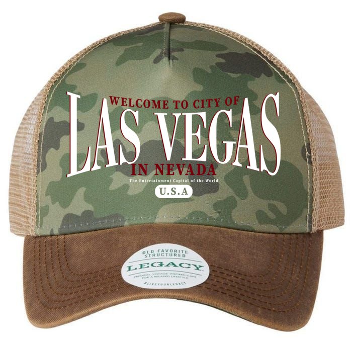 Welcome to the city of Las Vegas in Nevada Legacy Tie Dye Trucker Hat