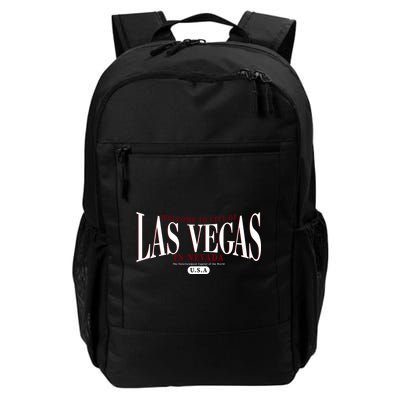 Welcome to the city of Las Vegas in Nevada Backpack