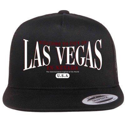 Welcome to the city of Las Vegas in Nevada Flatbill Hat