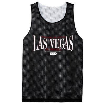 Welcome to the city of Las Vegas in Nevada Mesh Reversible Basketball Jersey Tank