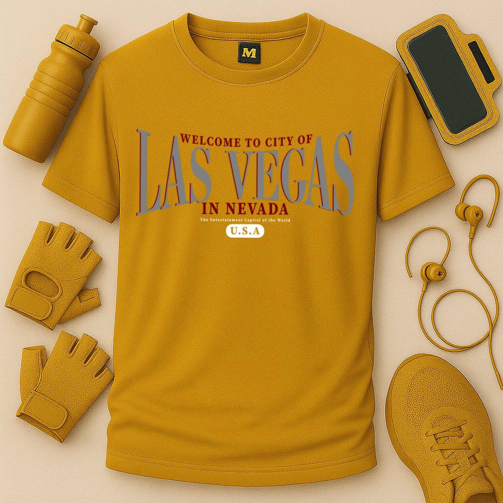Welcome to the city of Las Vegas in Nevada Performance Shirt