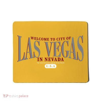 Welcome to the city of Las Vegas in Nevada Mousepad