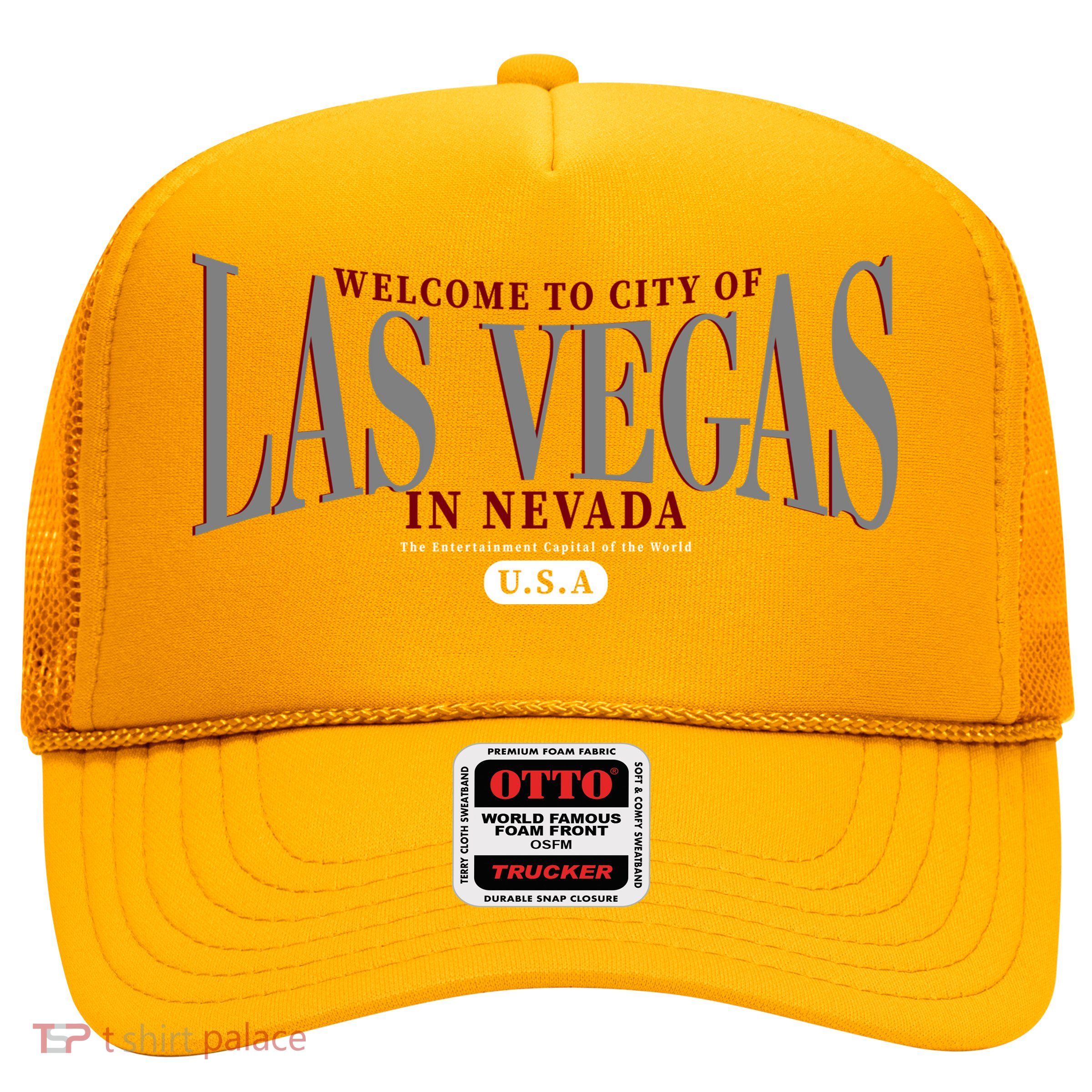 Welcome to the city of Las Vegas in Nevada Trucker Hat