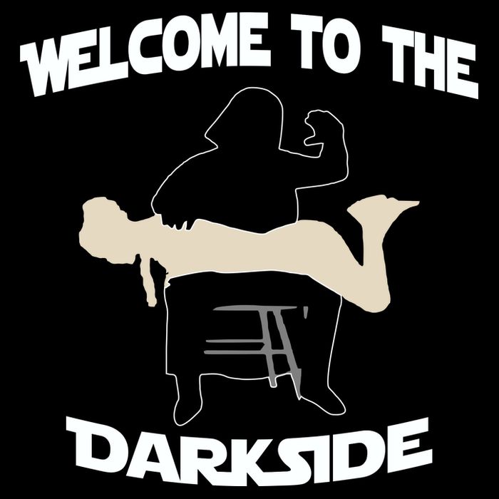 Welcome To The Dark Side Flexfit Unipanel Trucker Cap