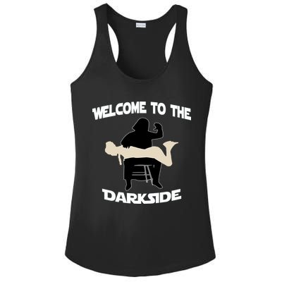 Welcome To The Dark Side Ladies PosiCharge Competitor Racerback Tank