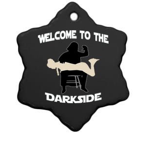 Welcome To The Dark Side Ceramic Star Ornament