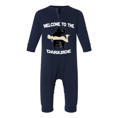 Welcome To The Dark Side Infant Fleece One Piece