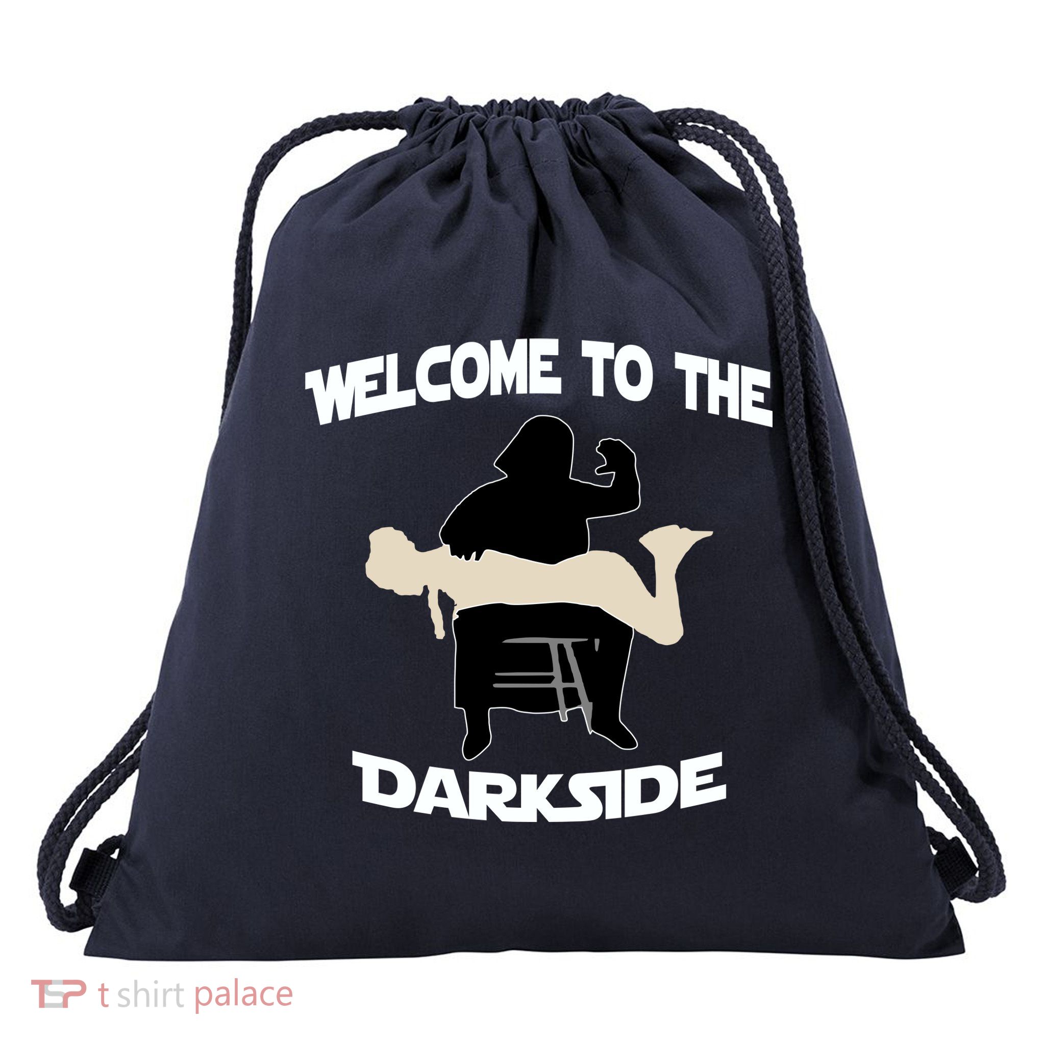 Welcome To The Dark Side Drawstring Bag