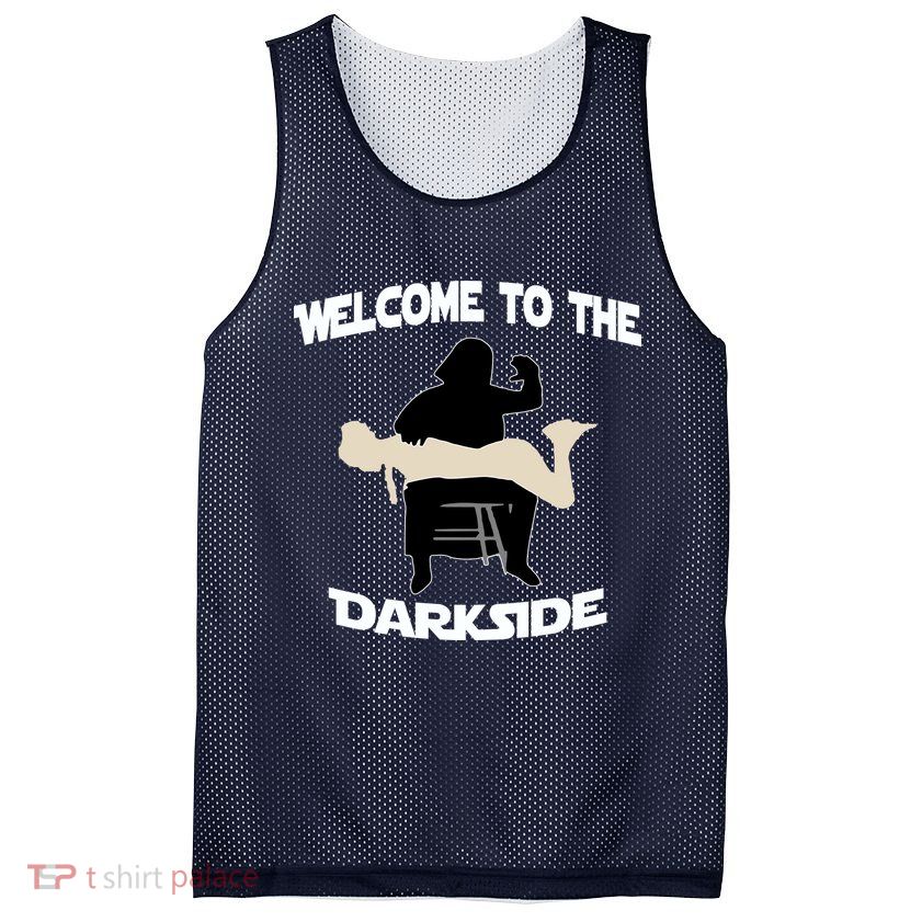 Welcome To The Dark Side Mesh Reversible Basketball Jersey Tank