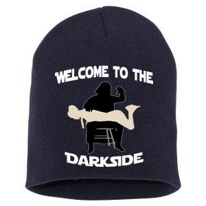 Welcome To The Dark Side Short Acrylic Beanie