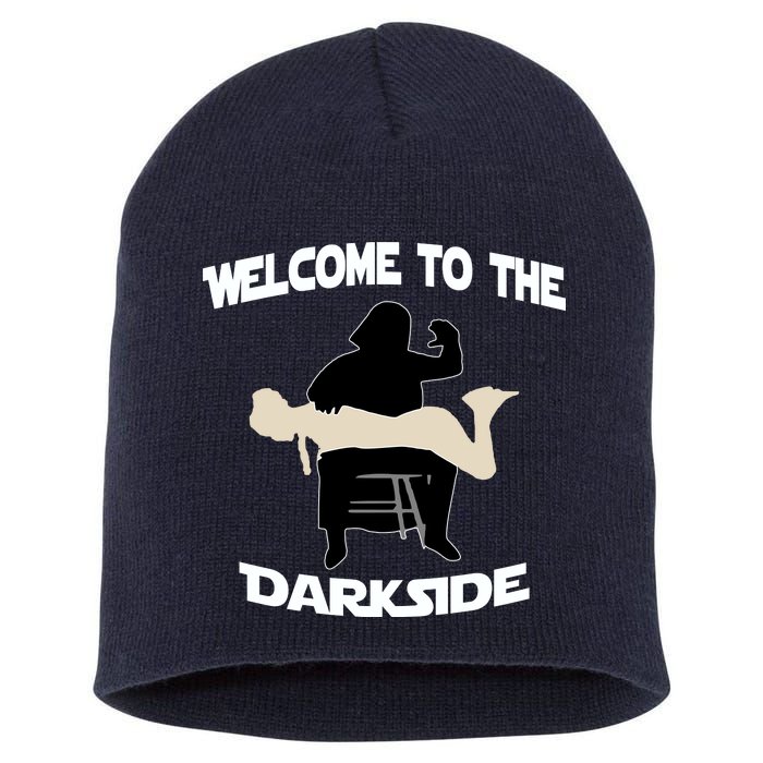 Welcome To The Dark Side Short Acrylic Beanie