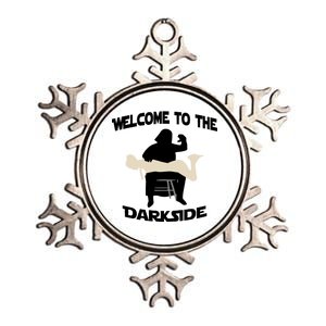 Welcome To The Dark Side Metallic Star Ornament