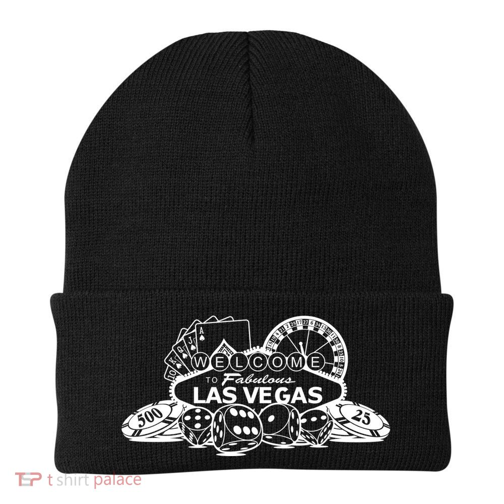 Welcome To The Fabulous Las Vegas Logo Beanie