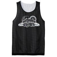 Welcome To The Fabulous Las Vegas Logo Mesh Reversible Basketball Jersey Tank