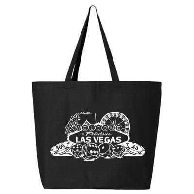 Welcome To The Fabulous Las Vegas Logo 25L Jumbo Tote