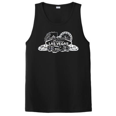 Welcome To The Fabulous Las Vegas Logo PosiCharge Competitor Tank