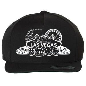 Welcome To The Fabulous Las Vegas Logo Wool Snapback Cap