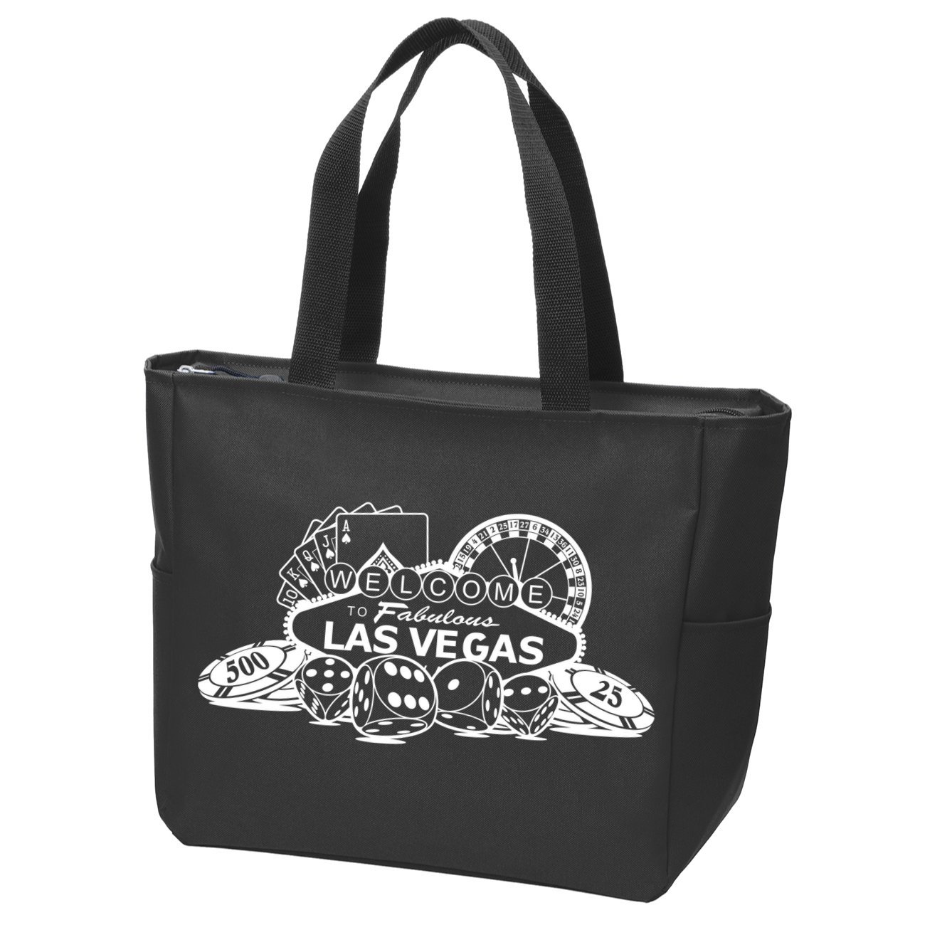 Welcome To The Fabulous Las Vegas Logo Zip Tote Bag