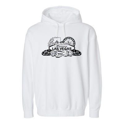 Welcome To The Fabulous Las Vegas Logo Garment-Dyed Fleece Hoodie