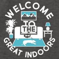 Welcome To The Great Indoors Vector Backpack