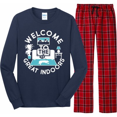 Welcome To The Great Indoors Long Sleeve Pajama Set