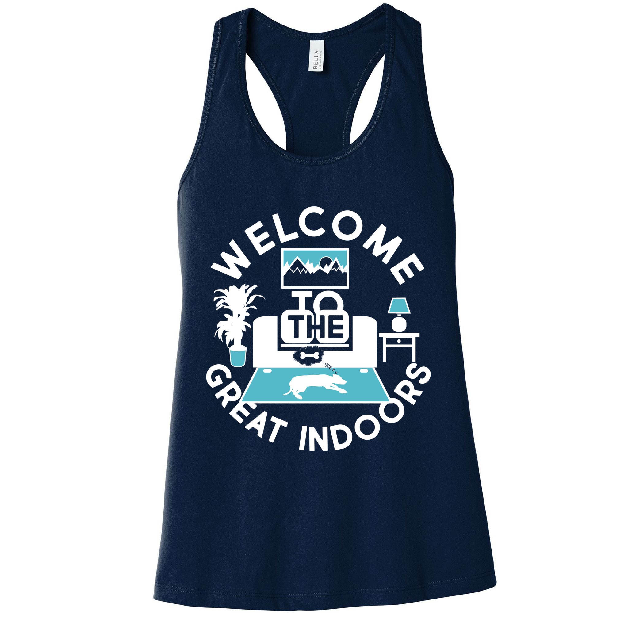 Welcome To The Great Indoors Womens Tank Top