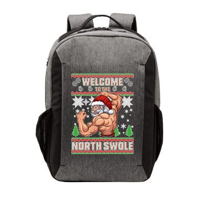 Welcome to the North Swole Santa Ugly Christmas Vector Backpack