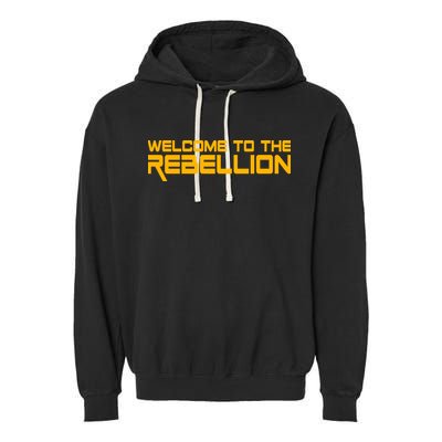 Welcome To The Rebellion Garment-Dyed Fleece Hoodie