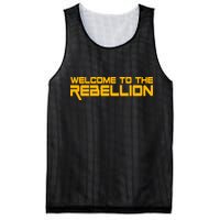 Welcome To The Rebellion Mesh Reversible Basketball Jersey Tank
