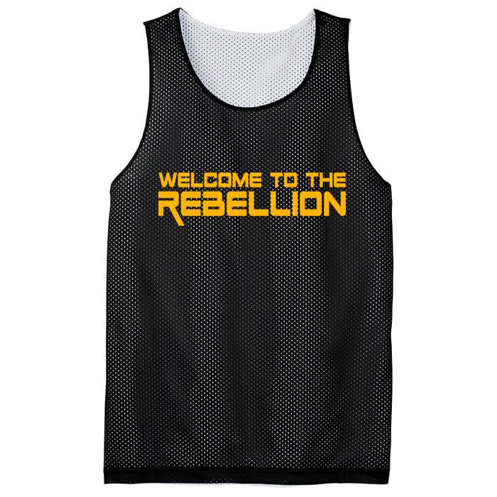 Welcome To The Rebellion Mesh Reversible Basketball Jersey Tank