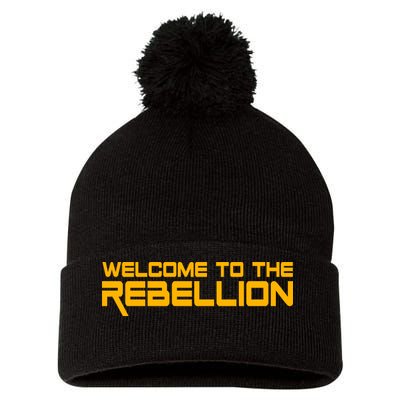 Welcome To The Rebellion Pom Pom 12in Knit Beanie