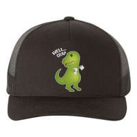 Well Crap Funny T-Rex Can't Wipe Yupoong Adult 5-Panel Trucker Hat