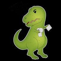 Well Crap Funny T-Rex Can't Wipe Mug