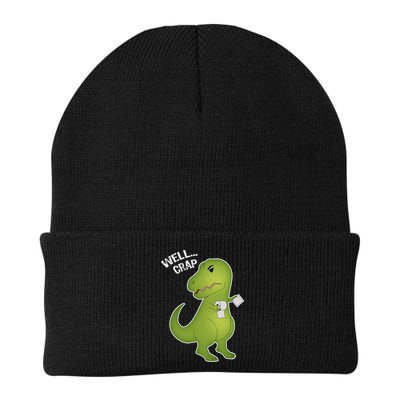 Well Crap Funny T-Rex Can't Wipe Beanie