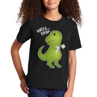 Well Crap Funny T-Rex Can't Wipe Kids T-Shirt