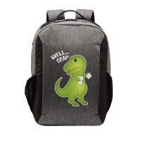 Well Crap Funny T-Rex Can't Wipe Vector Backpack