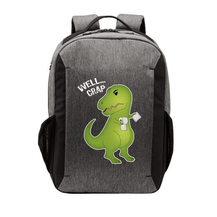 Well Crap Funny T-Rex Can't Wipe Vector Backpack