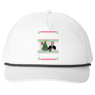 Well Happy Birthday Jesus Funny Quote Office Ugly Christmas Snapback Five-Panel Rope Hat