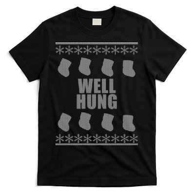 Well Hung Funny Ugly Christmas  T-Shirt