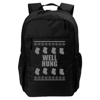 Well Hung Funny Ugly Christmas  Backpack
