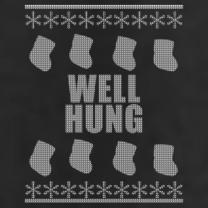 Well Hung Funny Ugly Christmas  Adult Drive Performance Visor
