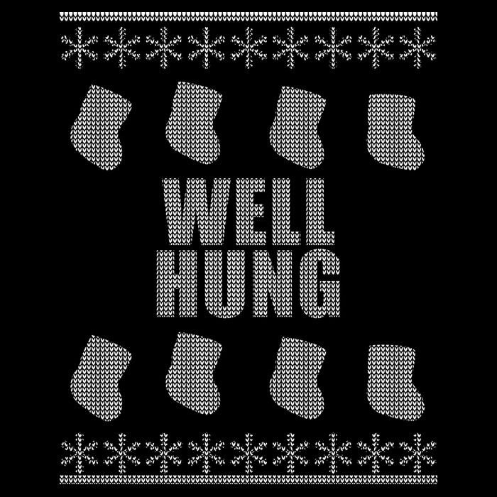 Well Hung Funny Ugly Christmas  Baby Bodysuit