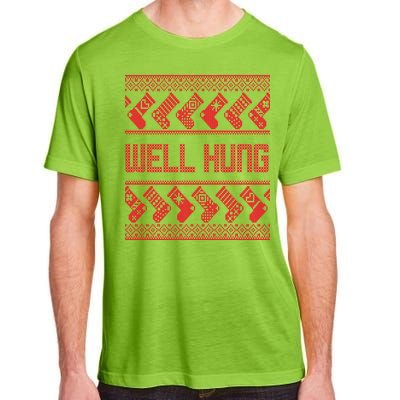 Well Hung Ugly Christmas Adult ChromaSoft Performance T-Shirt